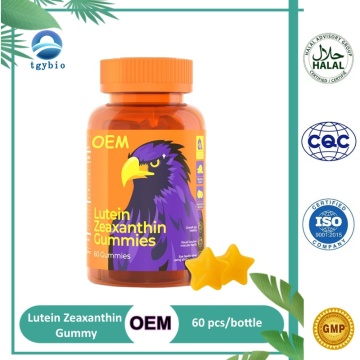 Gummies de vitamines pour les yeux à base de lutéine et de zéaxanthine personnalisées par OEM