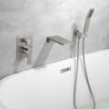 SHAMANDA BRACKED NICKEL Wall Mount Down Faucet Set