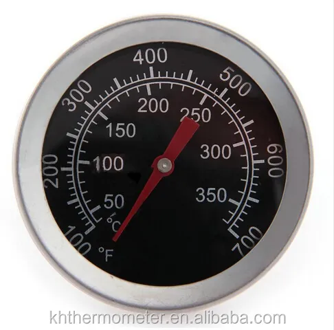 52mm BBQ Grill Oven Thermometer - Installable Bimetal Temperature Gauge