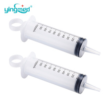 Warna jernih berkualitas tinggi 100ml Syringe Irigasi Flushing