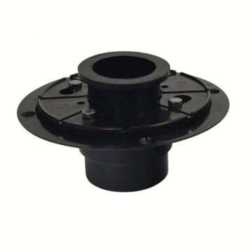 Complete Shower Drain Base Kit: Linear Drain, Flange, and Rubber Coupler Gasket Included