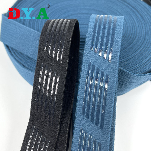 Embossing Printed Nylon Gripper Elastic Band Elastic Haird Band