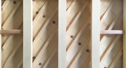 African ebony black key piano