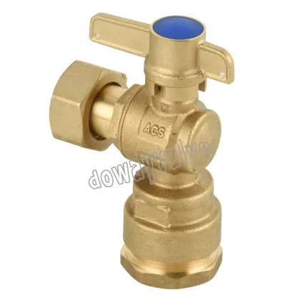 China Factory's Acs Approved Anti-Theft Brass Lockable Water Meter Ball Valve