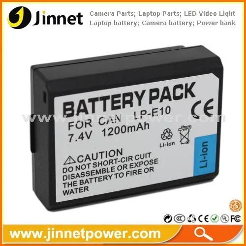 7.4v Replacement Digital Camera Battery For Canon Lp-e10 Lpe10 Made In China 
