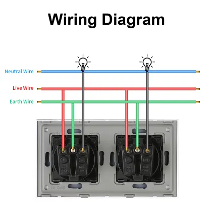 Bingpelec 16A Thick Glass Power Socket with Bticino Logo - CE & ROHS Certified