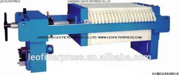 Leo Filter Press Small Manual Hydraulic Testing Filter Press