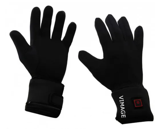 Battery powered heated winter gloves