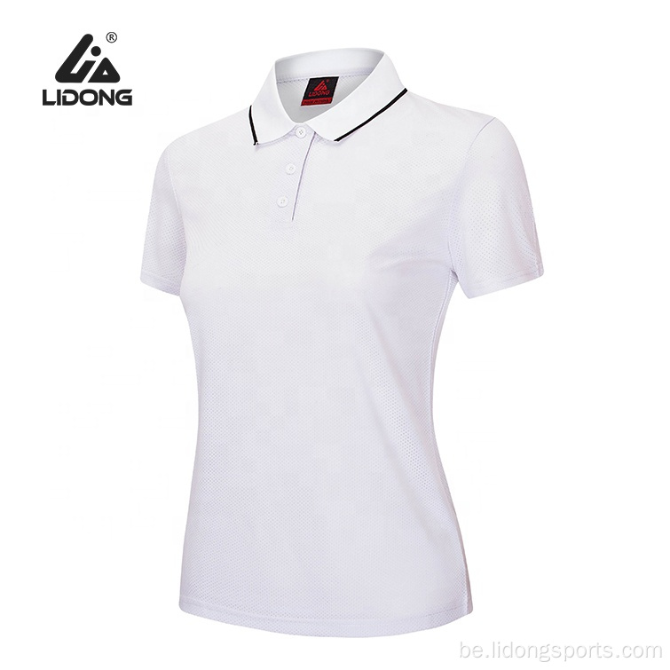 Custom Logo Друк Сублімацыя Unisex Спорт Polo T-Shirt