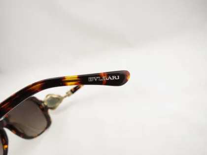 Colorful Frame Smoke Lens Brand Name Sun Glasses For Women Bvlgari 8081 851/13 59-17 135