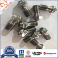 Bolt heksagon Titanium ISO 15072 dengan Flange