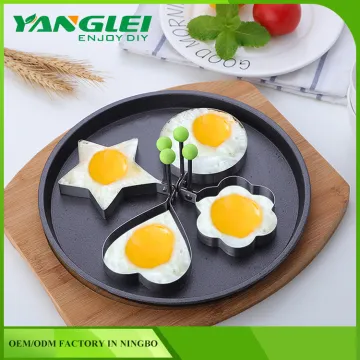 Round Shape Stainless Steel Egg Ring Fried Egg Mold Pancake Rings