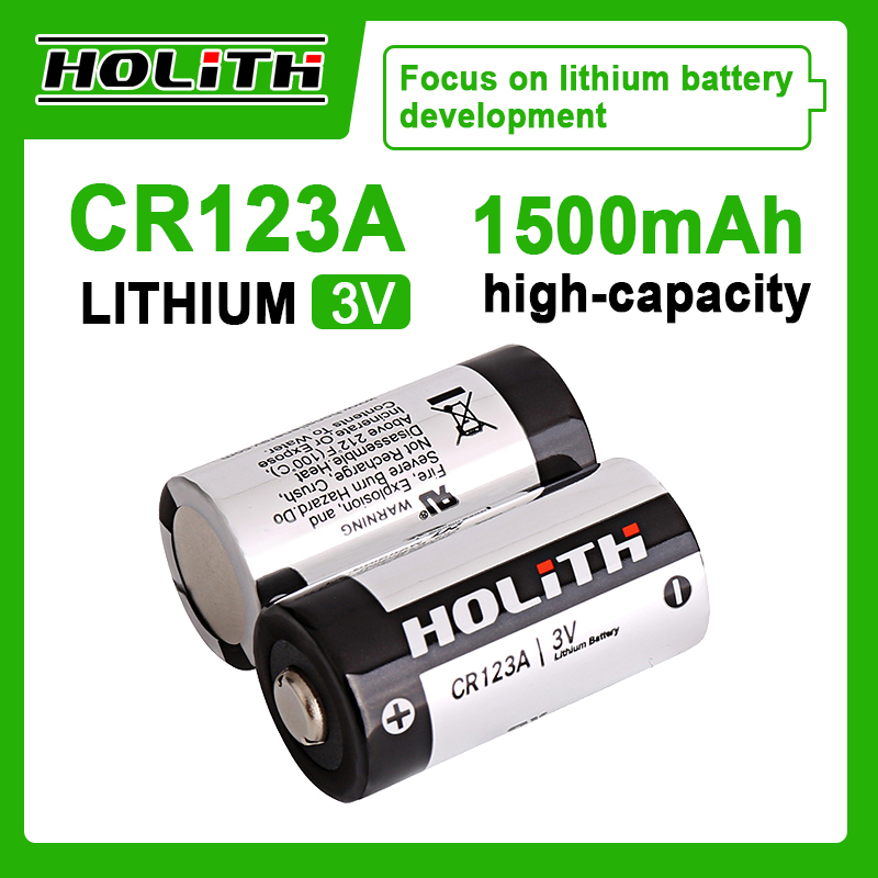 Bateria de lítio 3V CR123A GPS Monitorando a bateria da câmera