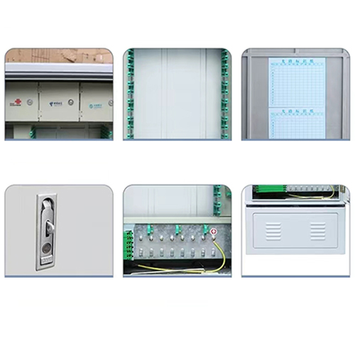 Four-network integration fiber optic cable transfer box