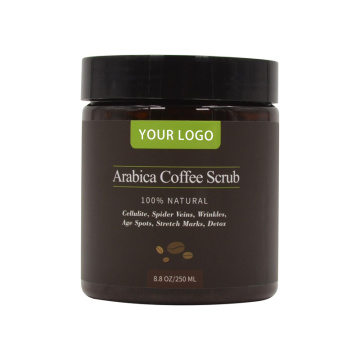 Huidwitsende Arabica Coffee Body Scrub exfoliëren