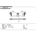 High Quality TONGSHI Auto Cooling System Universal Car Intercooler for Holden COLORADO RG 2.8LT OEM 94714569