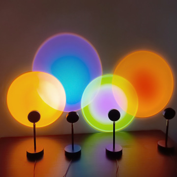 Lampadaire USB Sunset: Light Night Projection de la chambre à coucher