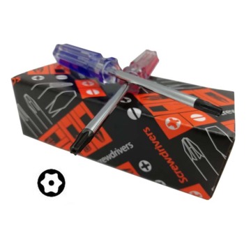 High-Quality Magnetic Tip Star Head Torx Security Screwdriver Set: T2, T3, T4, T5, T6, T7, T8, T9, T10, T15, T20, T25, T27, T30