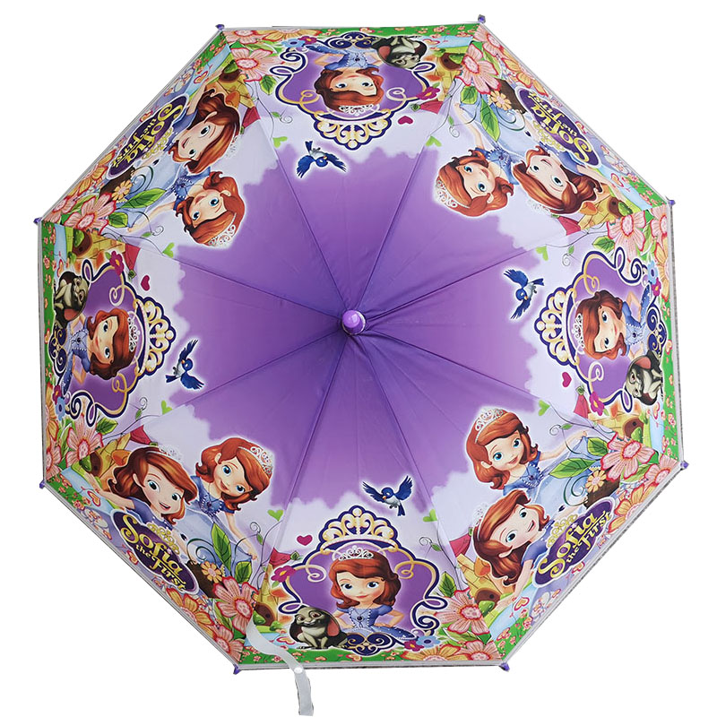 Cartoon Umbrella Auto Open Straight Umbrella