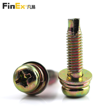 Phillips Pan Head Machine Sems Screw with Double Washer