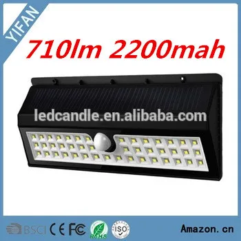 44 LED solar sensor light, outdoor led wall Light , solar home light&lighting