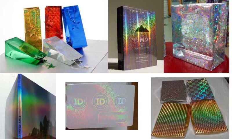 Transparent and Metalized Holographic BOPP/Pet EVA Thermal Laminating Film