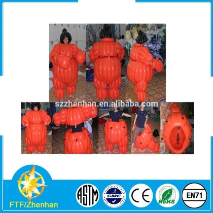 Cheap red sumo wrestling inflatable sumo suits