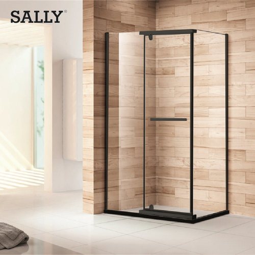 SALLY Bathroom Enclosure Corner Room Hinged Shower Door