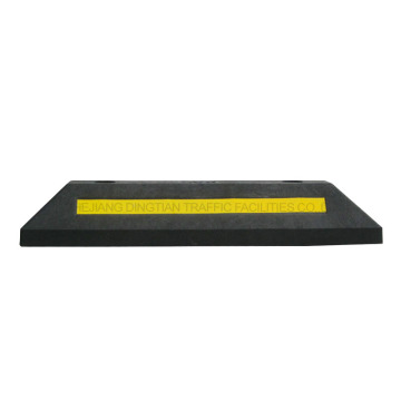 Rubber Plastic Carport Wheel Stopper Protectors for Vehicle Safety