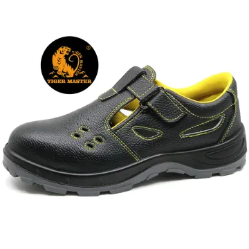 Low ankle anti slip steel toe summer safety shoes