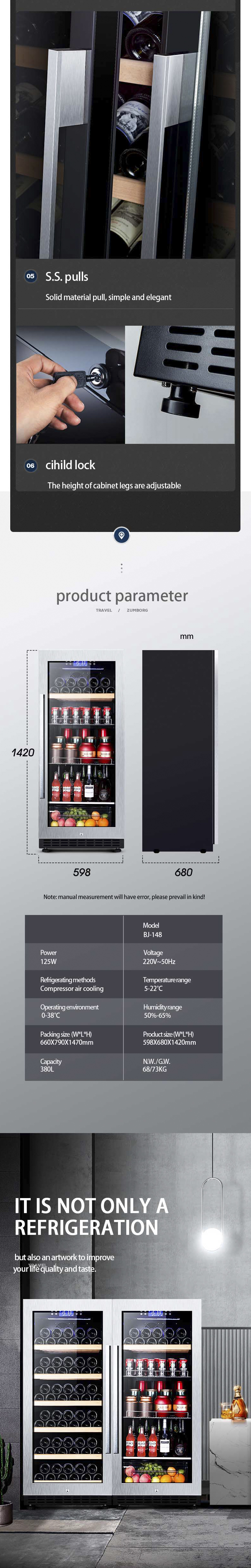 Built In Wine And Beverage Fridge