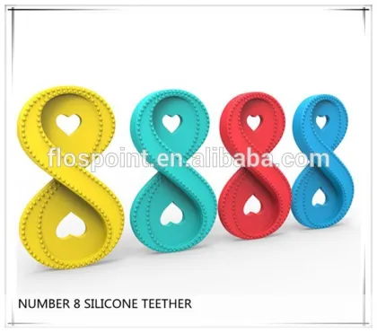 China Professional Factory Silicone Twisty Figure 8 Teether