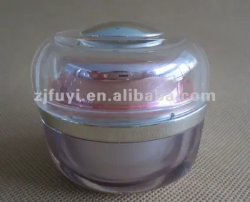 Acrylic jar, luxury cosmetic cream packaging