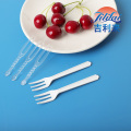 Легкая пластиковая вилка для фруктов для пикников и мероприятий