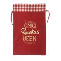 Large Santa Sacks with Drawstring Christmas Bag