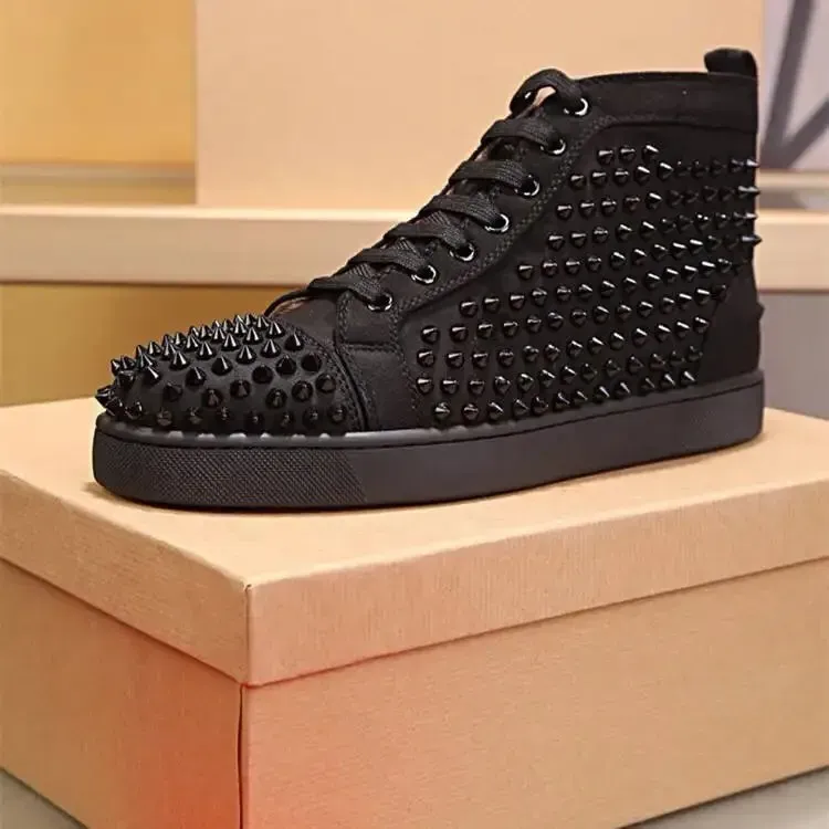 Red Bottom Designer Shoes - Luxury Flat Casual Shoes for Women and Men
