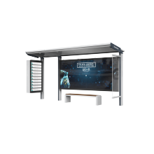 Removable modular bus shelter