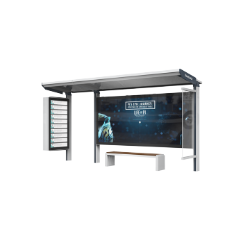 Removable modular bus shelter