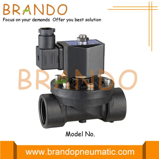 1'' 2'' Water Plastic Solenoid Valve 24V 220V