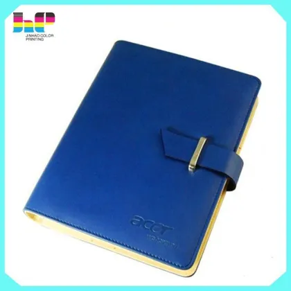 Professional leather notebook agenda printing service