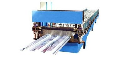 Metal Deck Roll Forming Machine , Corrugated Roofing Panels