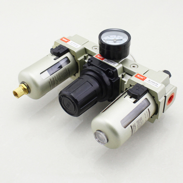 FRL Pneumatic Three Units: Filter, Regulator, and Oil Lubricator Air Source Treatment