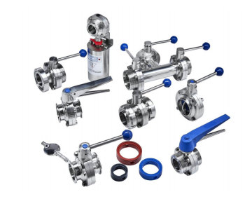 Stainless Steel Sanitary Weld Butterfly Valve