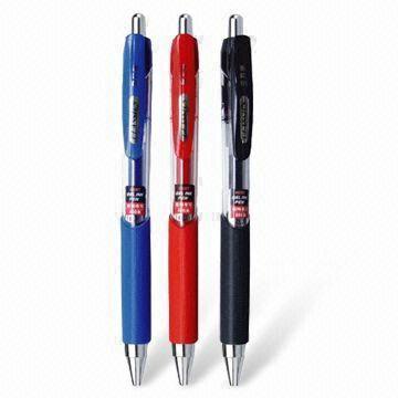 Gel Pen with Comfortable Rubber Grip and 0.7mm Tip