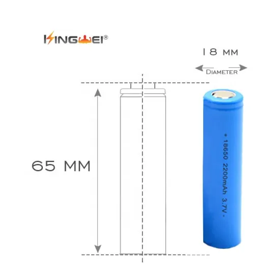 High Capacity Rechargeable 18650 Lithium Ion Battery 2200mAh 3.7V