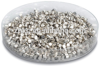 pure Coating Materials 3-5 mm high Purity 99.995% In indium pellets