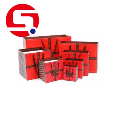 Xmas pink cellophane paper bags with handles