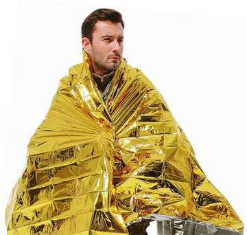 Emergency Survival Blanket Gold Silver First Aid Mylar Thermal Blankets For Outdoor Camping Hiking Rescue Keep Warm