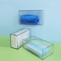 Distribuidor de luvas médicas PET transparente