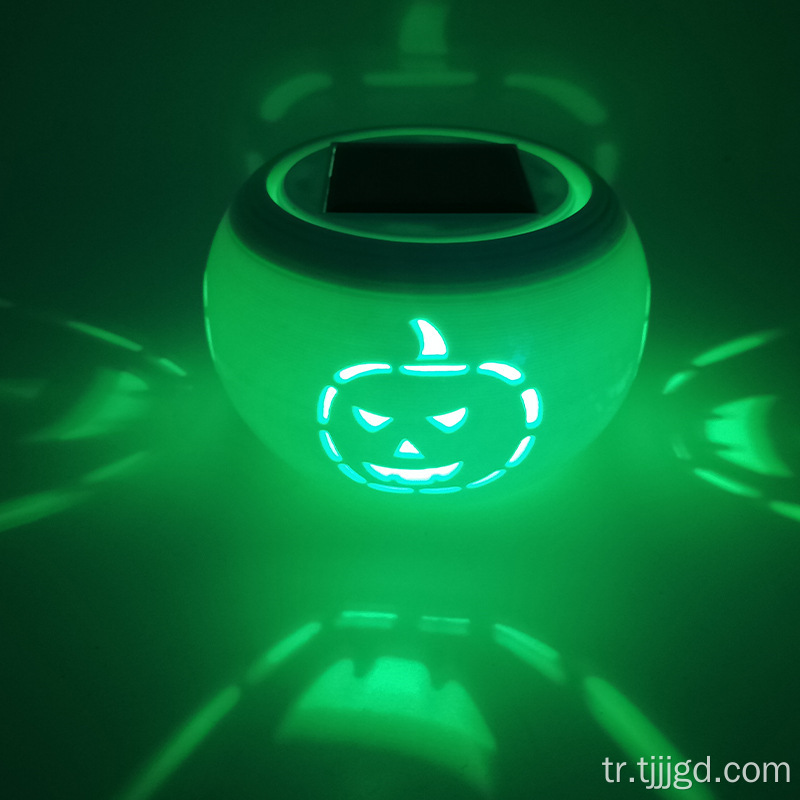 Kabak seramik güneş çim lambası